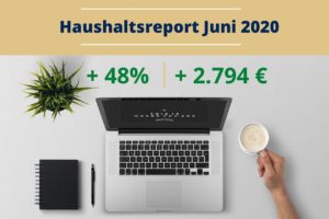 Haushaltsreport Juni 2020