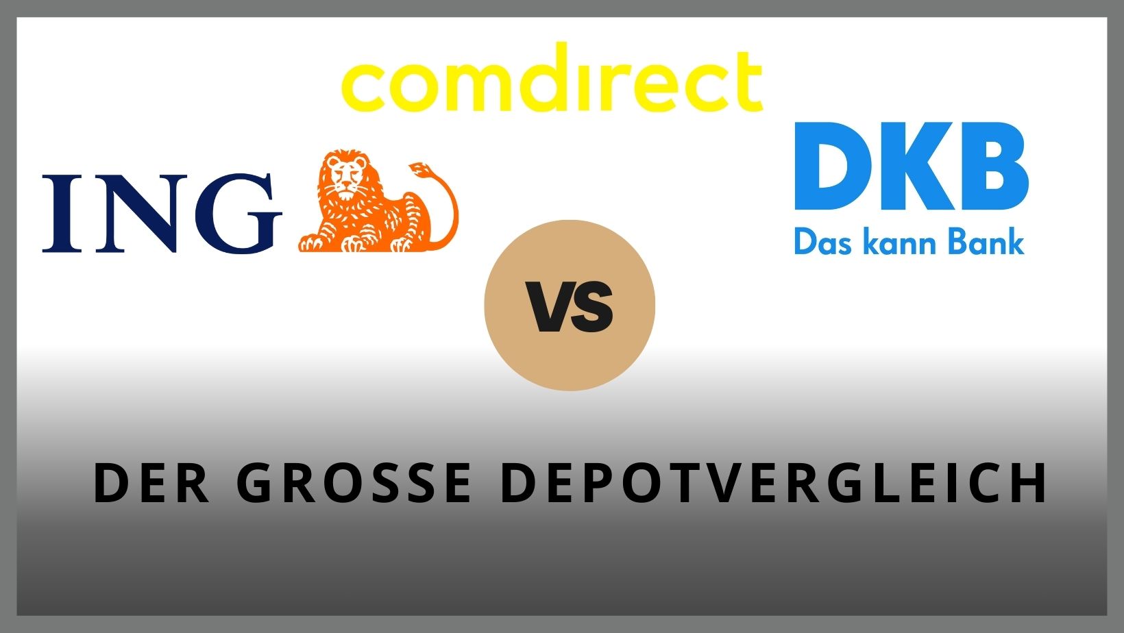 Titelbild zum Beitrag: "DKB, Comdirect & ING - Der große Depotvergleich"